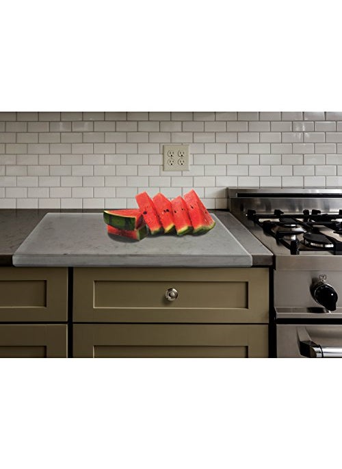 SOURCE ONE Source One Premium Clear Acrylic Counter Top Cutting Board 15 x 15 and 16 x 18 Inches Available w 2 Inch Lip 16 x 18 