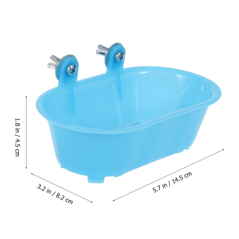 2pcs Bathing Tub Toy Parrot Shower Pool Bird Bath Tub Cleaning Tool with Bottom Mirror - Image 3