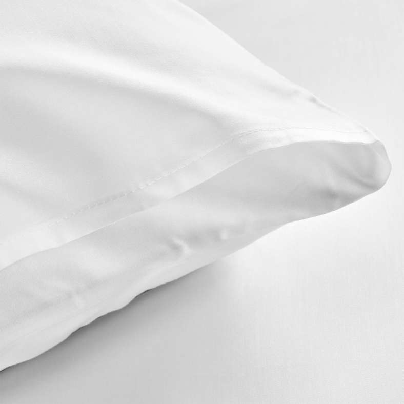 Pan Home HH Radiant 300TC Tencel Embroidered 3-Piece King Duvet Cover Set 230x220cm - White/Black - 121KEM9900843 - Image 5