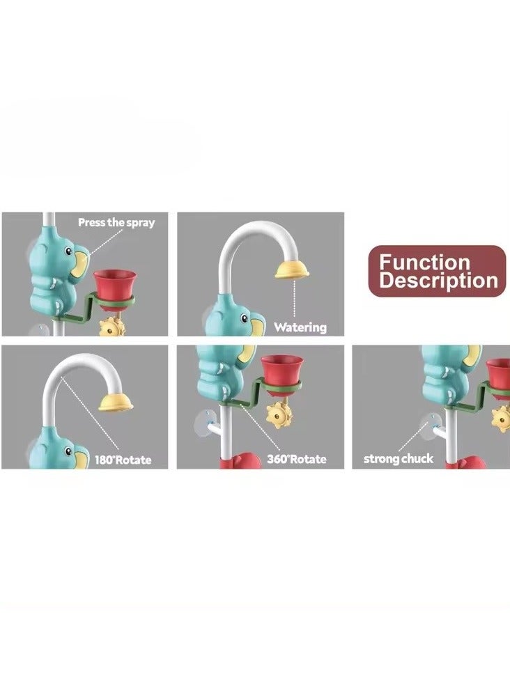 bellanina Joyful Elephant Bath Toy with Sprinkler  Delightful Water Play for Children - Image 4