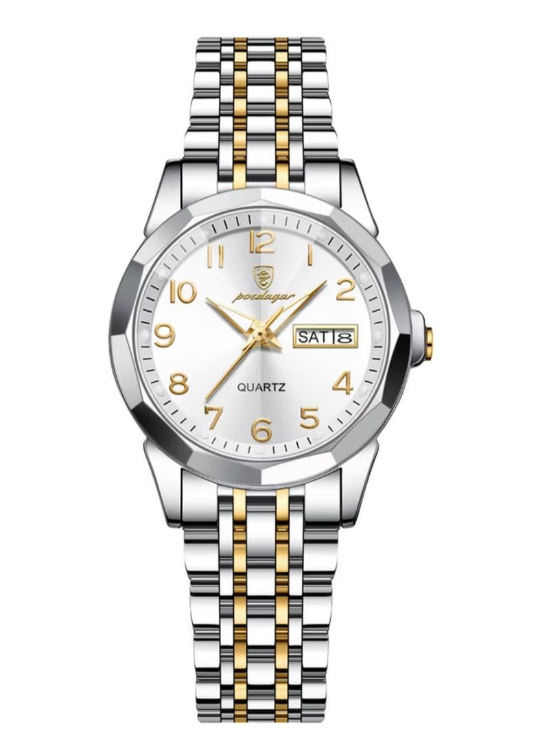 POEDAGAR Women Watch, Waterproof Luminous Women's Watch Quartz，Women's Wrist Watches 27mm - Image 2