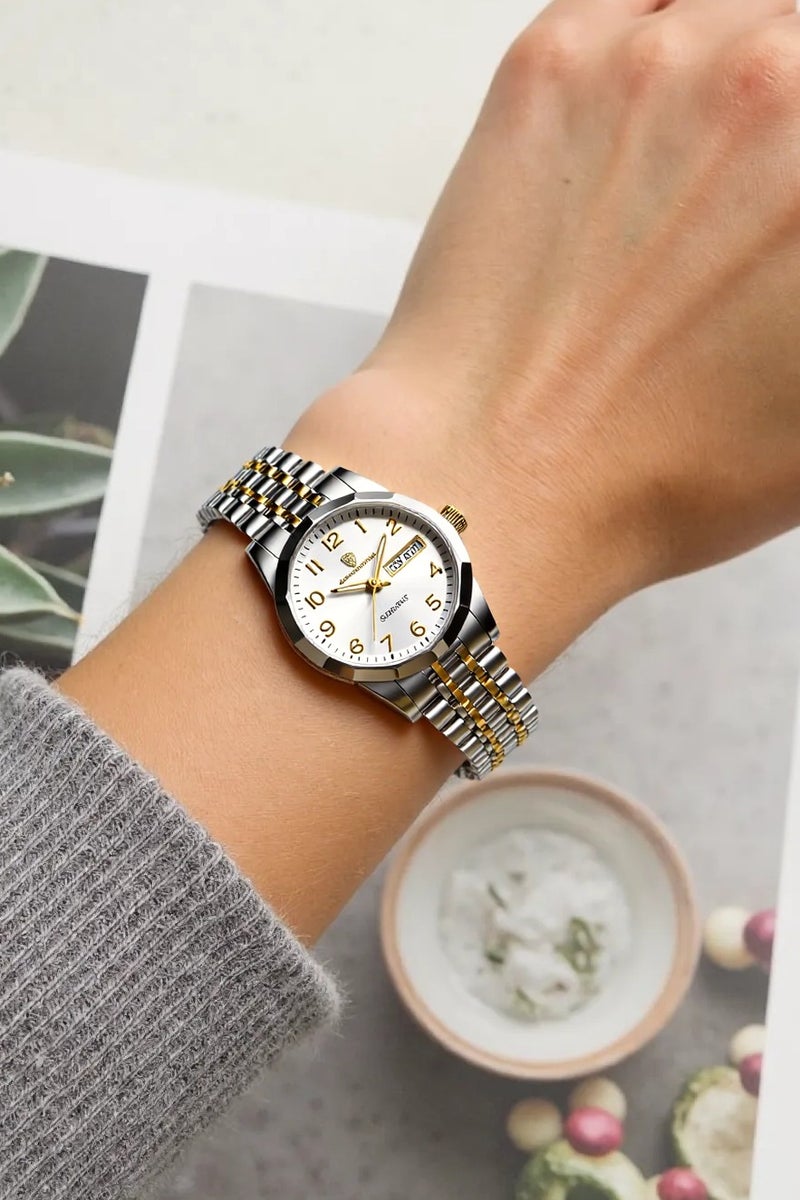 POEDAGAR Women Watch, Waterproof Luminous Women's Watch Quartz，Women's Wrist Watches 27mm - Image 3