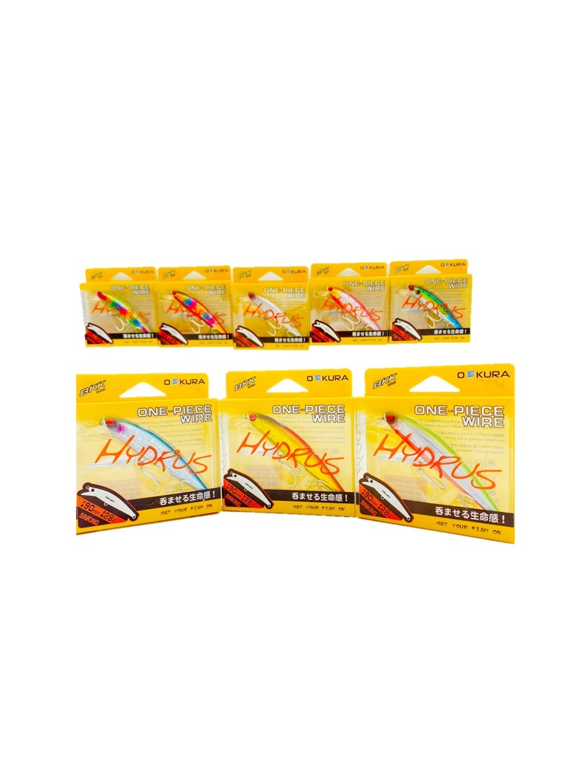 oakura Hydrus Fishing Lure 90Mm Sinking Lure, 28G Weight, Bkk Hooks 10 Mesmerizing Colors  - Image 3