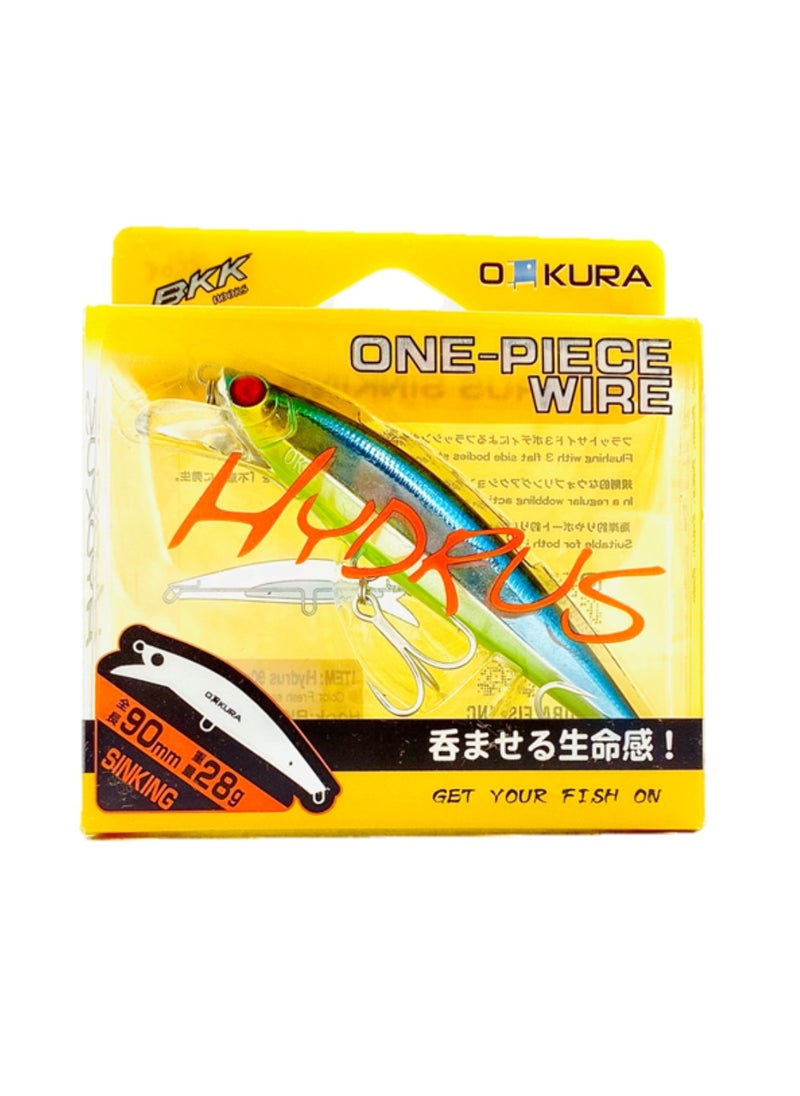 oakura Hydrus Fishing Lure 90Mm Sinking Lure, 28G Weight, Bkk Hooks 10 Mesmerizing Colors  - Image 1