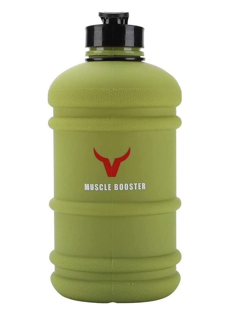 MUSCLE BOOSTER Muscle Booster 2.2L Water Bottle Half Gallon Plastic and Leakproof  - Image 1