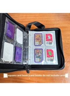 Generic Baokemeng Plus Ao Le Card Storage Book Collection Book Plus Ao Plate Special Collection Book 4 9 Card Book Zipper Card Book-Specifications:Pokemon's Collection-Color:9 Card Slots, 10 Pages  - Image 4