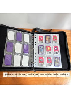 Generic Baokemeng Plus Ao Le Card Storage Book Collection Book Plus Ao Plate Special Collection Book 4 9 Card Book Zipper Card Book-Specifications:Pokemon's Collection-Color:9 Card Slots, 10 Pages  - Image 3