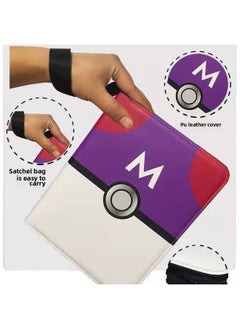 Generic Baokemeng Plus Ao Le Card Storage Book Collection Book Plus Ao Plate Special Collection Book 4 9 Card Book Zipper Card Book-Specifications:Pokemon's Collection-Color:9 Card Slots, 10 Pages  - Image 5