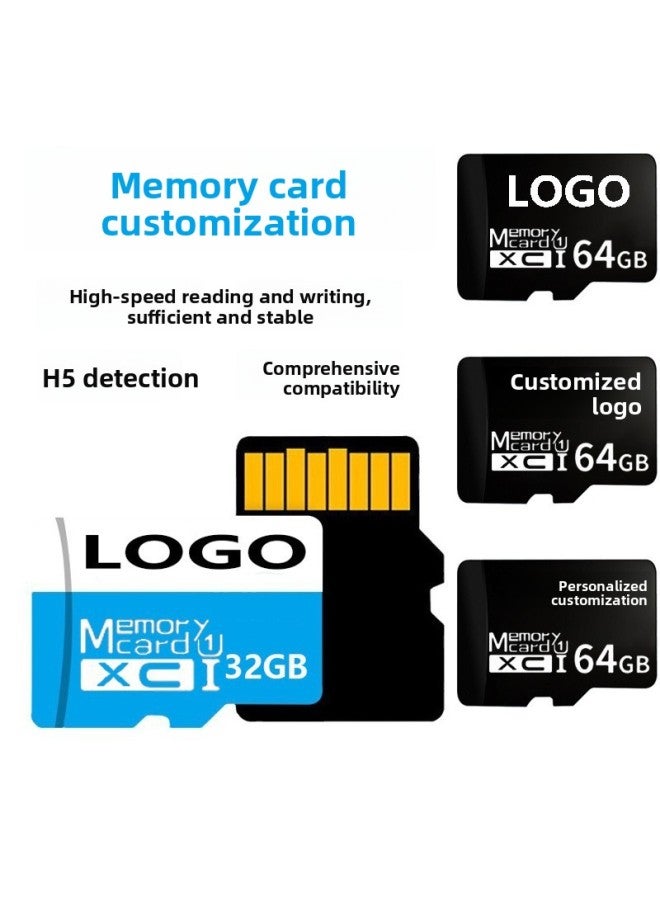 Factory Direct Memory Card 8GTF Card 16G Memory Card 64G Camera Card Monitoring Recorder Storage Card Can Be Customized 