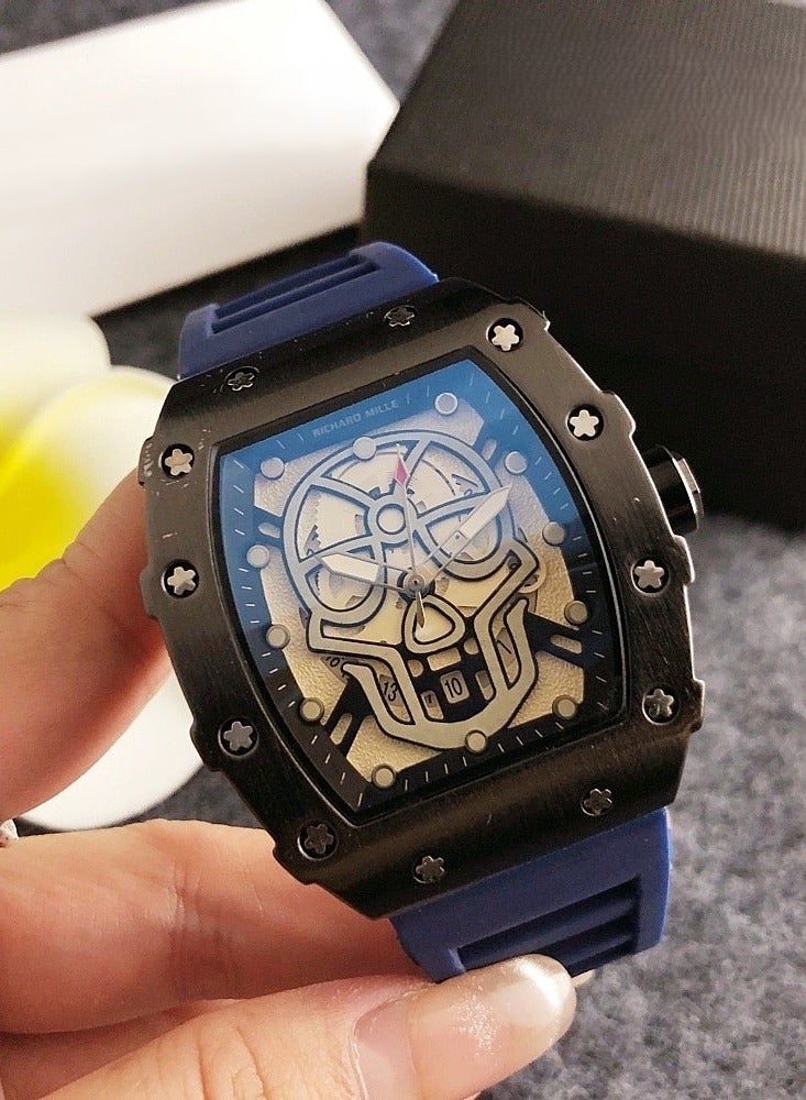 RICHARD Mille RM 4012 Series Men Watch With Deep Blue Band