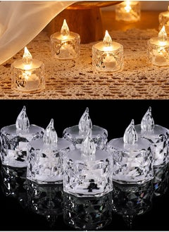 KASTWAVE Flameless Candle, 12 Packs of Battery-Powered LED Tea Lights, Warm White, Ideal for Weddings, Tables, Party(1.5" 1.9")  - Image 5