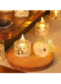 KASTWAVE Flameless Candle, 12 Packs of Battery-Powered LED Tea Lights, Warm White, Ideal for Weddings, Tables, Party(1.5" 1.9")  - Image 4
