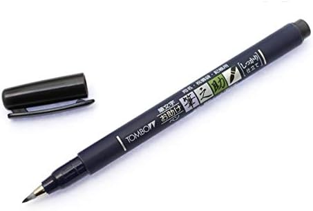 Tombow 2Pacs X Tombow Fudenosuke Brush Pen  Soft Type  Hard Type Each 2 Pens  Total 4 Pens Set - Image 3
