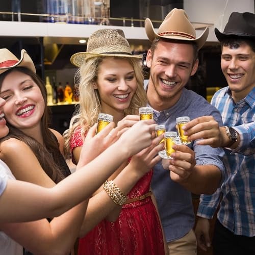 JoyServe 24 Mini Boot Shot Glasses, 1 oz Reusable and Disposable Clear Plastic Shot Cups, for Cowboy Cowgirl Themed Parties, Decorations, and Cowboy Bachelorette Party Favors - Image 3