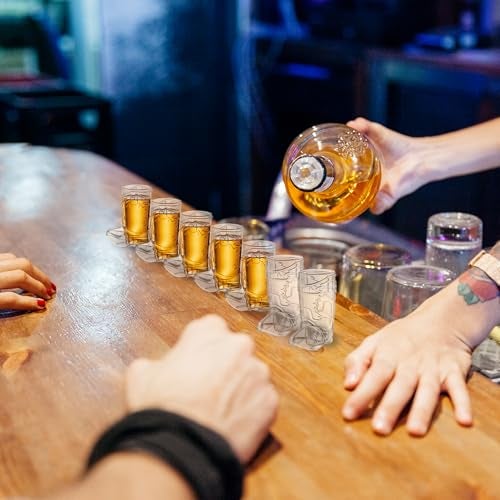JoyServe 24 Mini Boot Shot Glasses, 1 oz Reusable and Disposable Clear Plastic Shot Cups, for Cowboy Cowgirl Themed Parties, Decorations, and Cowboy Bachelorette Party Favors - Image 5