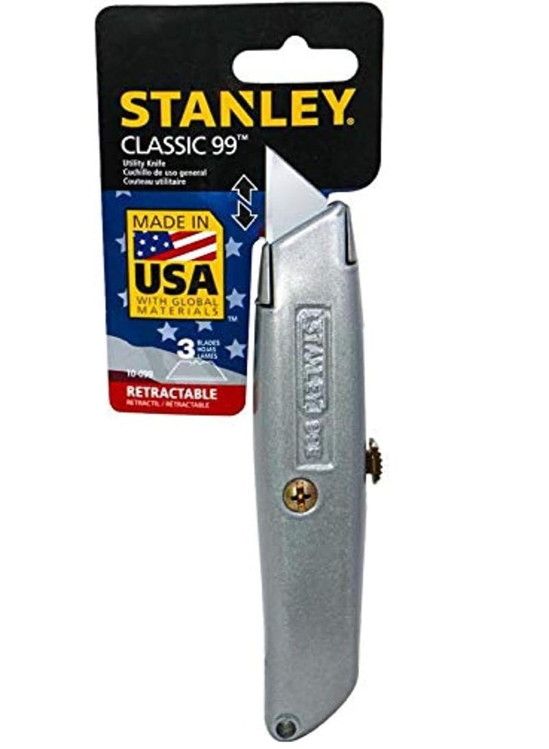 STANLEY Classic 99 Utility Knife, Retractable, 6-Inch, (10-099) - Image 1