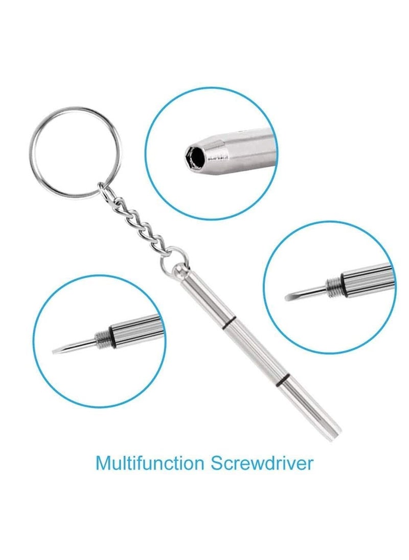 DIY Crafts DIY Crafts CTDIYHI34818 Eyeglass Repair Kit with 25 Pcs Precision Eyeglass Screwdriver Set and 1000Pcs Glasses Screws for Eyeglasses  - Image 4