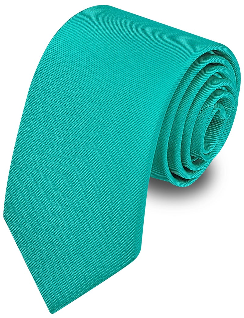 Branduce Aqua Tie for Men Wedding Business Premium Silk 63'' Extra Long Necktie (TA10-33) - Image 1