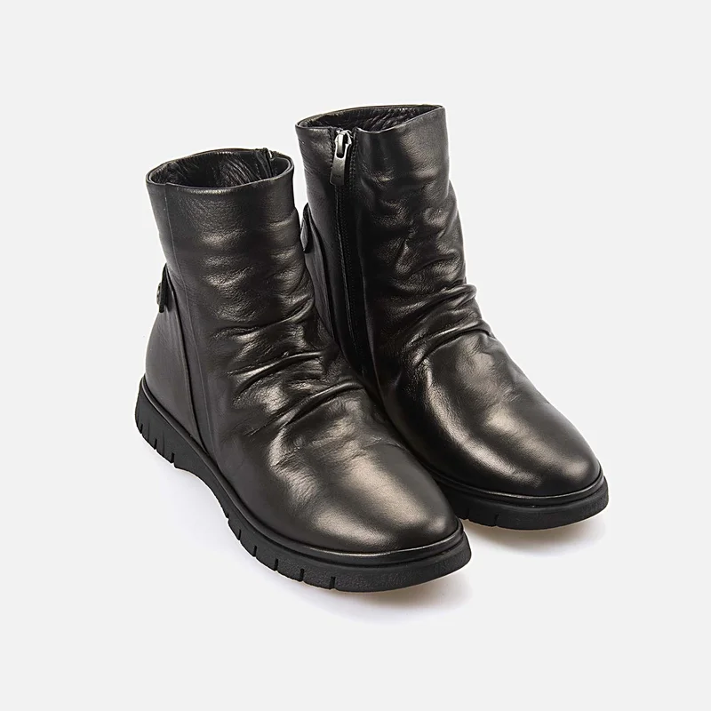 Kemal Tanca Leather Women's Boots 10010