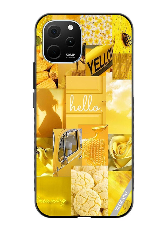 VR CREATIVE Protective Case Cover For Huawei Enjoy 50z Hello Design Multicolour - Image 1