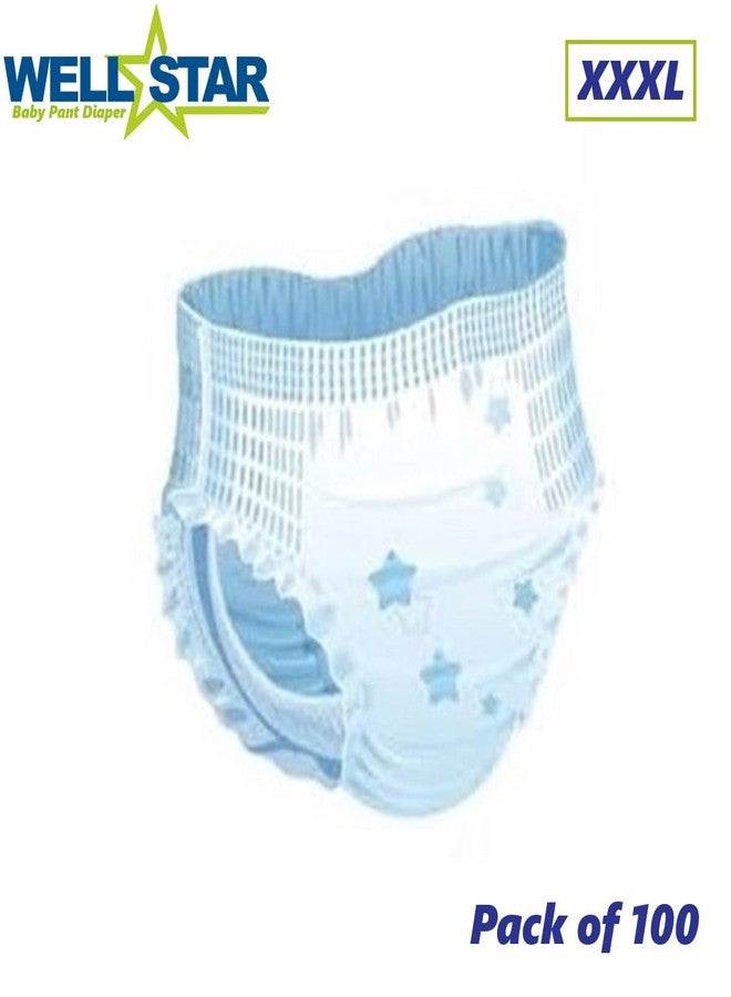 WELLSTAR Super Soft Pant Style Baby Diapers with High Absorb Technology Large (50 Units) - Image 2