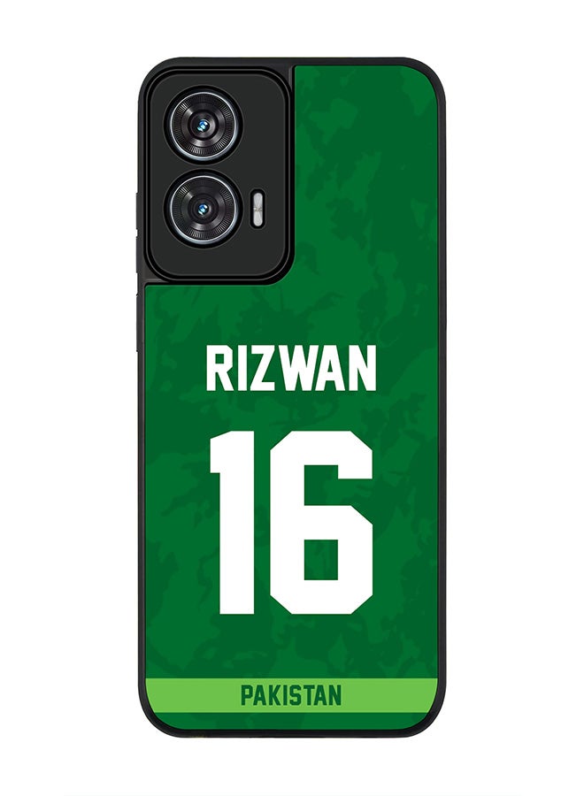 Stylizedd For Motorola Edge 50 Fusion 5G Case,Slim fit Camera Protection, Shockproof Thin Phone cover  - Pakistan Mohammad Rizwan, Jersey No 16 - Image 1