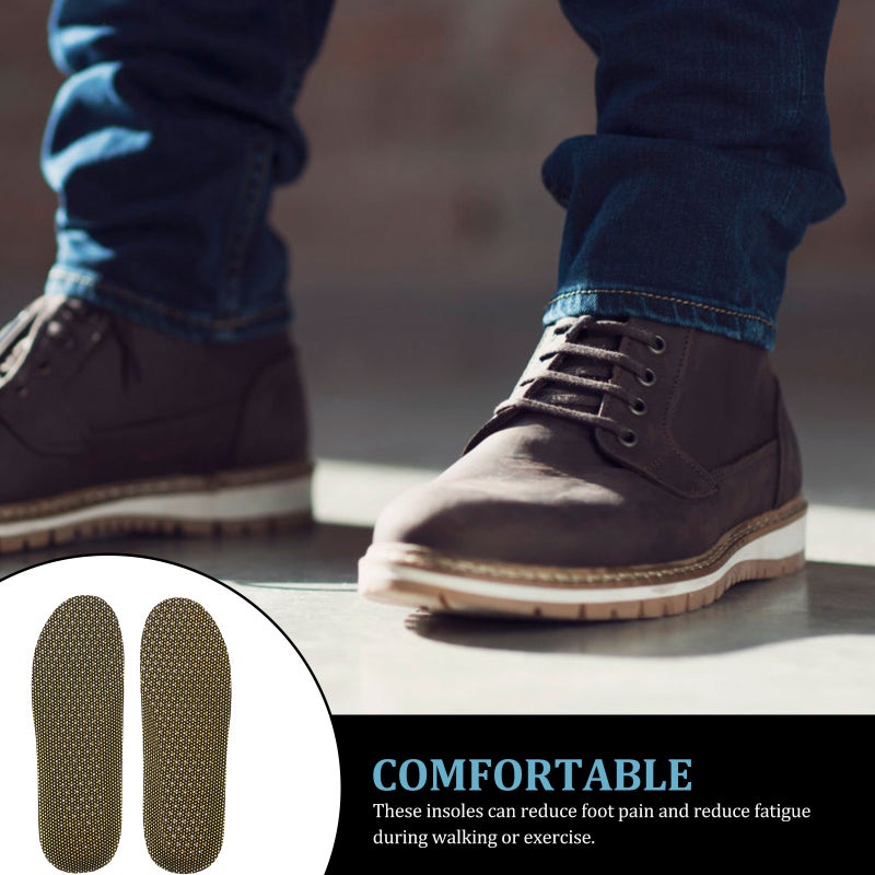 2Pairs Breathable Sweat Absorption Insoles Comfortable Sports Buffer Insoles - Image 3