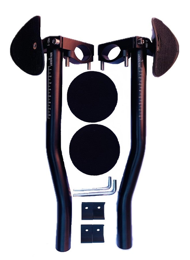 Wavva® Bicycle Rest TT Handlebar for Road Bikes Aero Position Clip On Triathlon Bars Bicycle Parts Set - Image 1