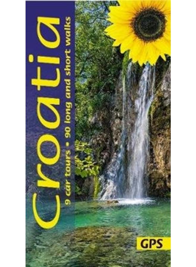 Croatia : 9 car tours, 90 long and short walks with GPS 