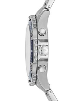 FOSSIL Men's Stainless Steel Analog Wrist Watch FS5623 - 44 mm - Silver  - Image 3