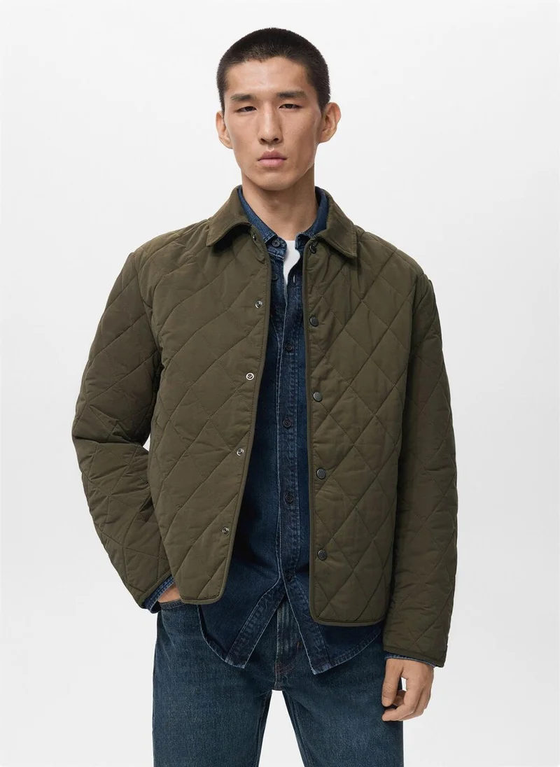 مانجو مان Quilted water repellent jacket
