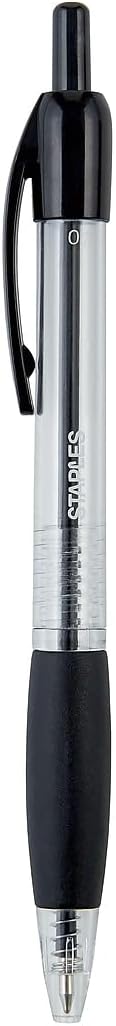 STAPLES Retractable Ballpoint Pens Fine Point Black Ink 36Carton 50786CCVS - Image 2