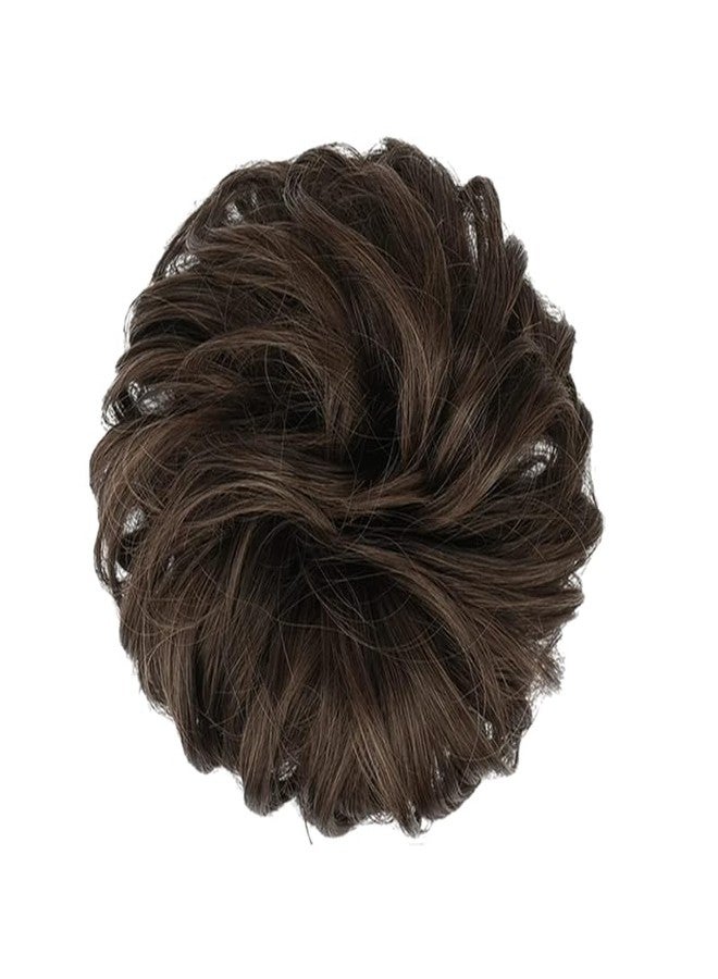 Shanya Hair Bun Scrunchie (Brown) Hair Donut Bun Extension Natural Look Easy to Wear Daily & Party Use For Women & Girls Pack of 1 - Image 2