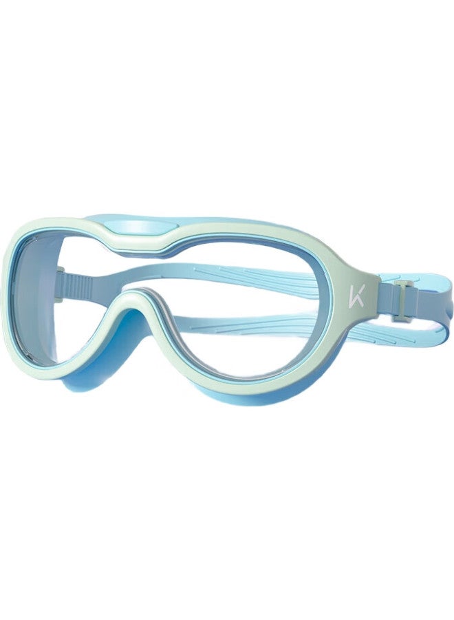 Keep Children'S Swimming Goggles, Waterproof, Anti-Fog, High-Definition, For Girls And Boys, Large Frame, Professional Diving Equipment, Qingshan Blue - Image 3