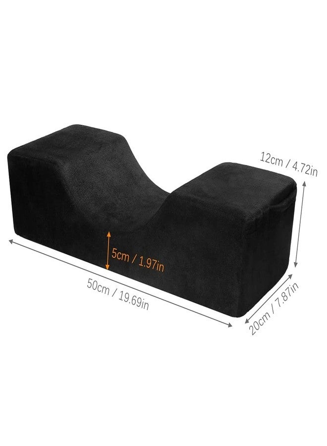 Koolouispoper Grafting Eyelashes Soft Memory Foam Pillow with Pocket U Shape Eyelash Extension Pillow Beauty Salon Makeup Tool (Orange) - Image 5