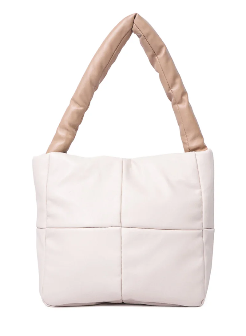 London Rag Off White Faux Leather Hand Bag