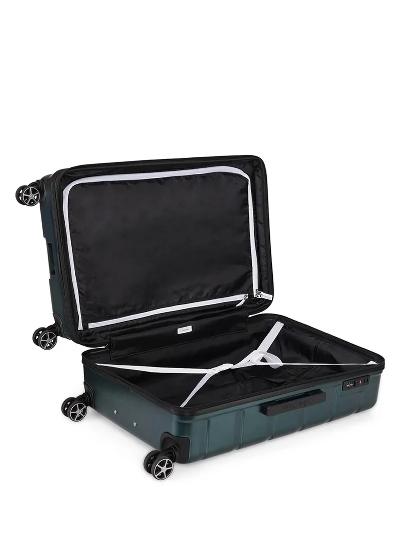 CALVIN KLEIN Ridge Line hardside spinner luggage on wheels, ultra lightweight ABS, 4 double wheels Color SAGE