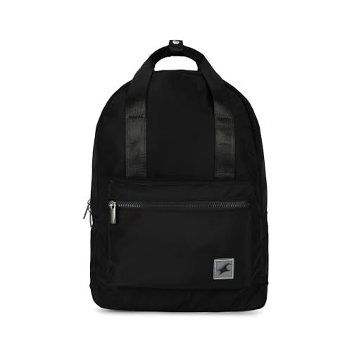 Fastrack Lightweight Laptop Backpack for Men & Women | Nylon Backpack with 14-Inch Padded Laptop Compartment, Front Zip Pocket & Utility Sections | Stylish Everyday Bag for Work, College & Travel - Image 1