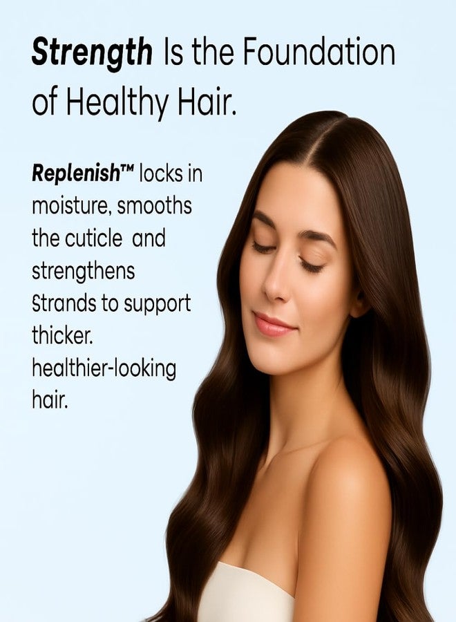 Growplex Replenish Conditioner – Hydrating Botanical Blend with Biotin, Argan Oil & Macadamia Seed Oil – Helps Reduce Breakage & Supports Fuller-Looking Hair – 250ml - Image 2