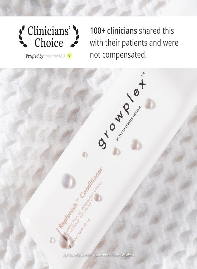 Growplex Replenish Conditioner – Hydrating Botanical Blend with Biotin, Argan Oil & Macadamia Seed Oil – Helps Reduce Breakage & Supports Fuller-Looking Hair – 250ml - Image 4