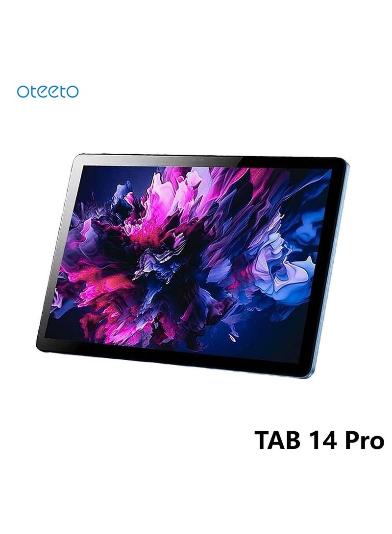 أوتيتو جهاز لوحي Oteeto TAB 14 Pro بشاشة 11 بوصة وذاكرة وصول عشوائي 12 جيجابايت وذاكرة قراءة فقط 512 جيجابايت وبطارية 8000 مللي أمبير في الساعة ولوحة مفاتيح وماوس، أزرق - Image 2