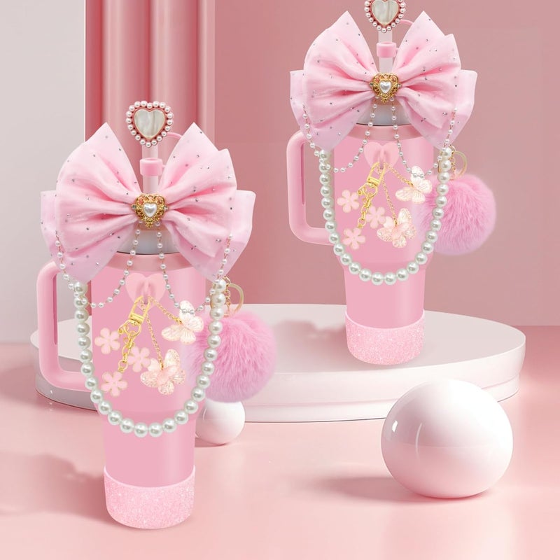 LBU Bling Cup Accessories Set for Stanley Tumblers - Pink - Image 4
