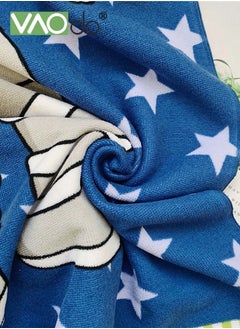 VAOdo Children Bath Towel for Age 2 to 7 Years Boy Girl Toddlers and Kids  Hooded Poncho Bathrobe Astronaut Theme 128*75 CM  - Image 5