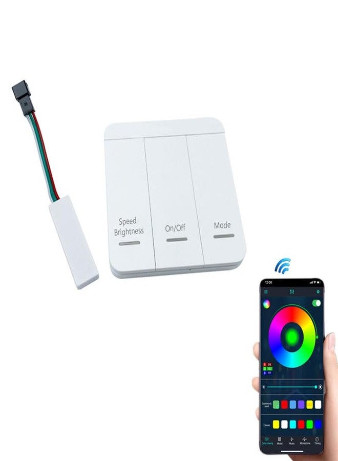 Protium Bluetooth Switch Panel With Controller for 12/24V version single color addressable LED light only - Image 2