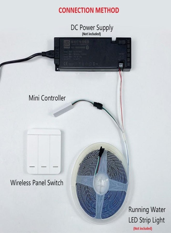 Protium Bluetooth Switch Panel With Controller for 12/24V version single color addressable LED light only - Image 4
