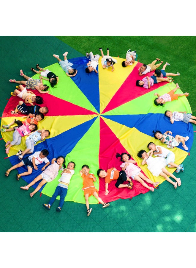 Direct Rainbow Umbrella Kindergarten Children's Early Education System Training Toy Body Intelligent Activity Equipment-Specifications:8 M Diameter - Image 4