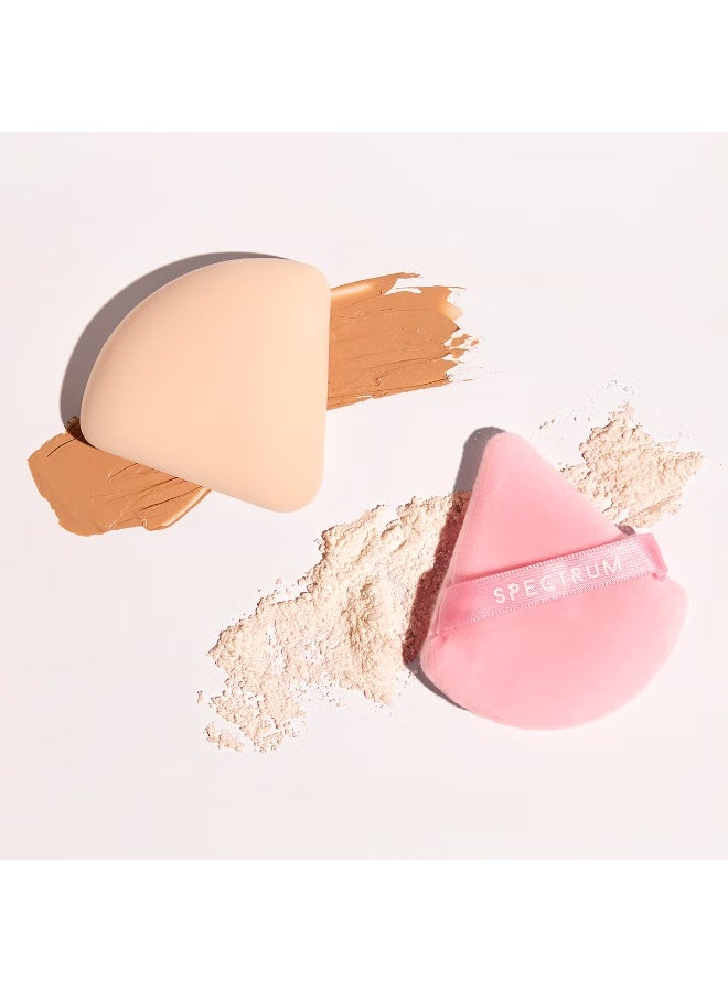 Spectrum Spectrum Collections Pink Velour and Marble Rubycell Puff Duo  - Image 4