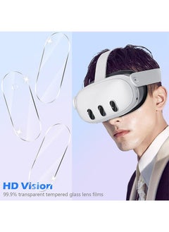 Generic [6 Pcs] Compatible with Meta Quest 3 Camera Lens Protector, 9H Anti-Scratch Tempered Glass High Definition VR Accessories for Oculus Quest 3, HD Clear,Bubble Free,Scratch-Proof,Case Friendly, Clear  - Image 5