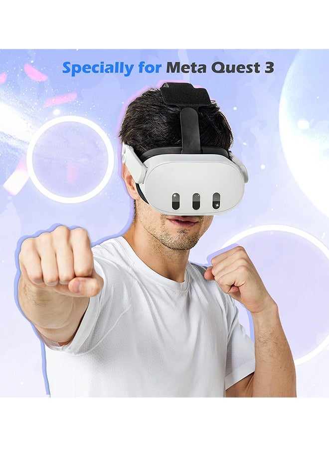 ماركة غير محددة - [6 قطع] واقي عدسة كاميرا Meta Quest 3، زجاج مقوى مقاوم للخدش 9H، ملحقات الواقع الافتراضي عالية الدقة لـ Oculus Quest 3، شفاف عالي الدقة، خالٍ من الفقاعات، مقاوم للخدش، مناسب للجراب، شفاف - Image 1