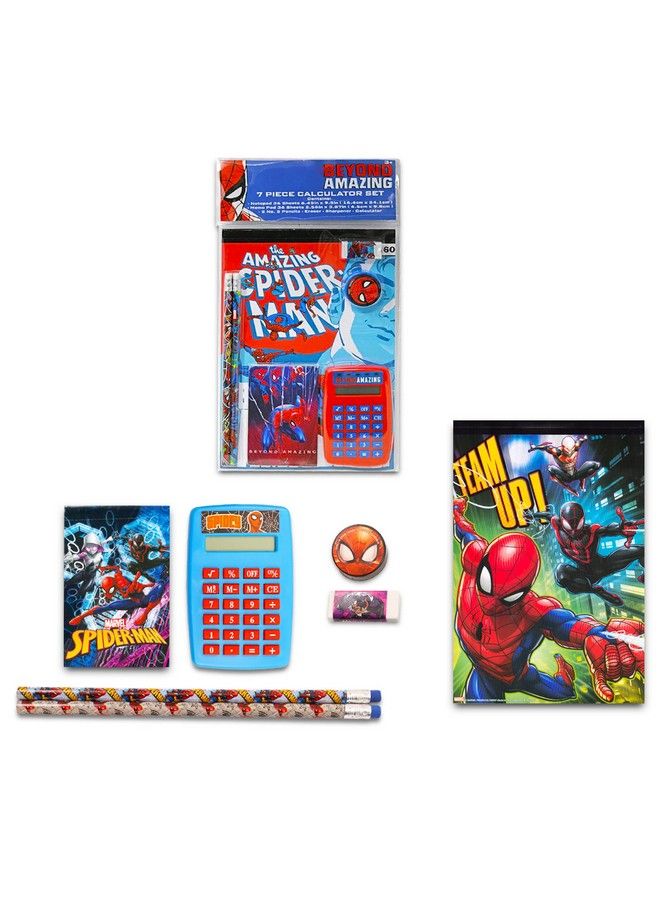 MARVEL Spiderman School Supplies Set Bundle With Spiderman Folder Notebook Erasers Stickers And More (Avengers School Supplies Bundle) - Image 4